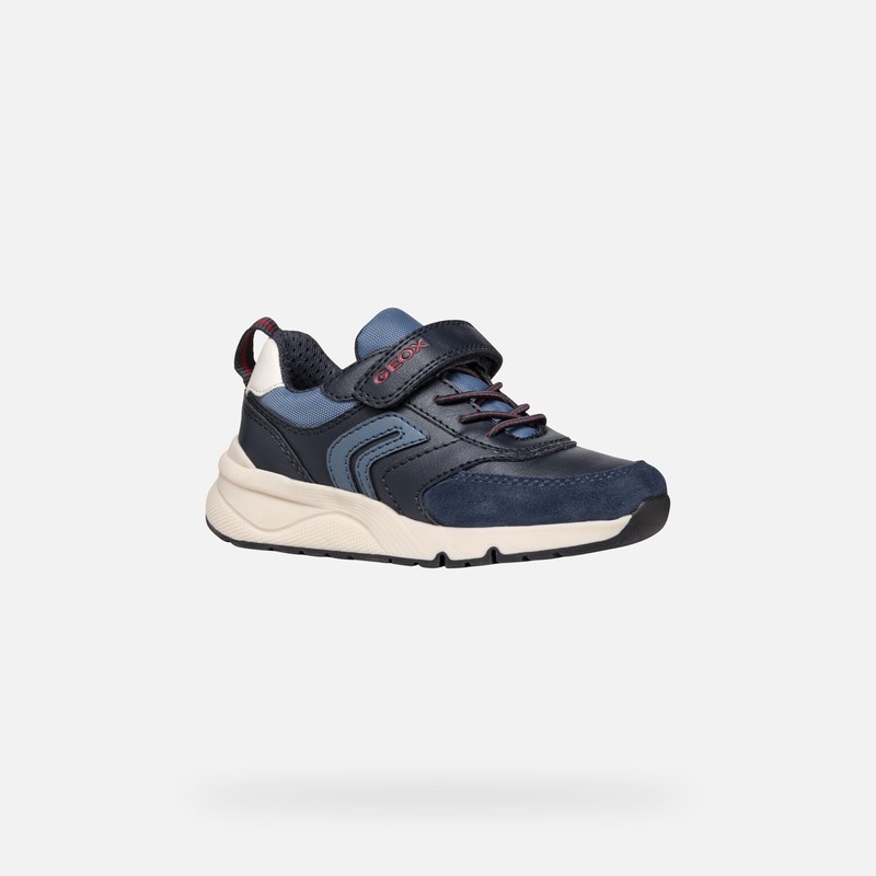 Geox J ROONER Boy D - Scarpe da Ginnastica,