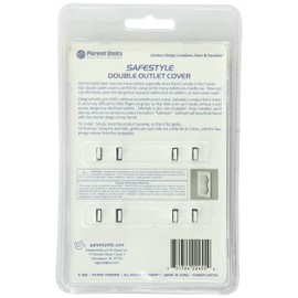 Parent Units SafestyleDouble Outlet Cover, 2-Count