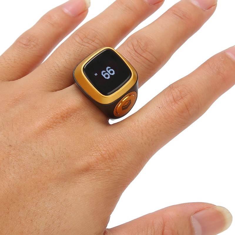 Finger Tally Counter Clicker, 0.49 Inch OLED Screen Smart BT
