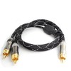 AKORD ® 1 TO 2 RCA MALE SUBWOOFER AUDIO CABLE