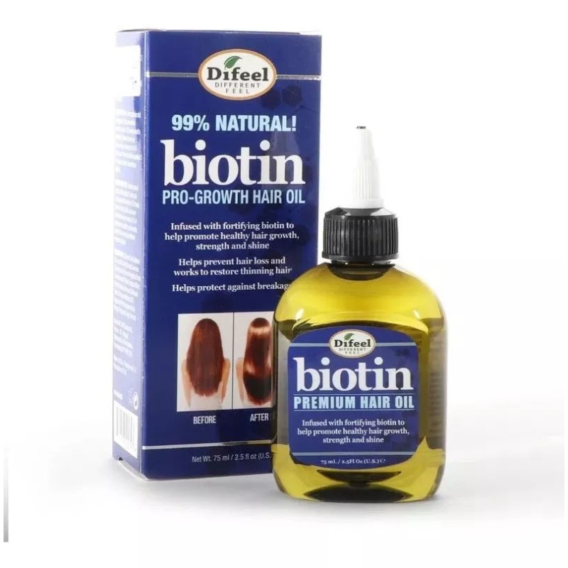 Difeel Aceite Fortalecedor De Cabello Con Biotina Difeel Pro Growth