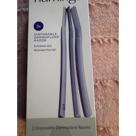 Flamingo Women’s FLAMINGO Disposable Dermaplane Facial Razors 3 PACK New!
