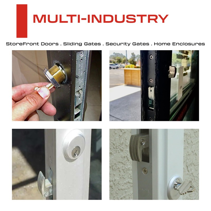 Sidco Supply Sliding Gate Lock - Hook Bolt Mortise Lock