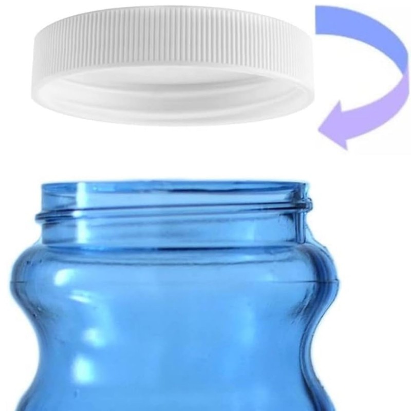 6-Pack Threaded Screw-On Caps for 3 & 5 Gallon Water