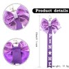 Cheerleader Pin Me Bow Keyring Glitter Pin 10 Pieces Pin