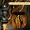 Solar Lantern Outdoor Waterproof Hanging Solar Light with Handle Chain