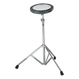 Remo RT-0006-ST 6" Gray Tunable Practice Pad with Ambassador Coated Drumhead and ST-1000-10 Stand