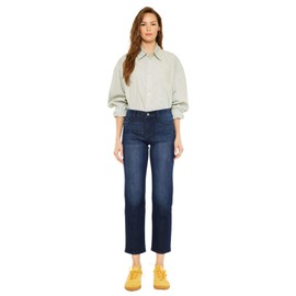 SALT TREE Kancan - Delvey Mid Rise Boyfriend Jeans - Essential, KC20080D Darkblue