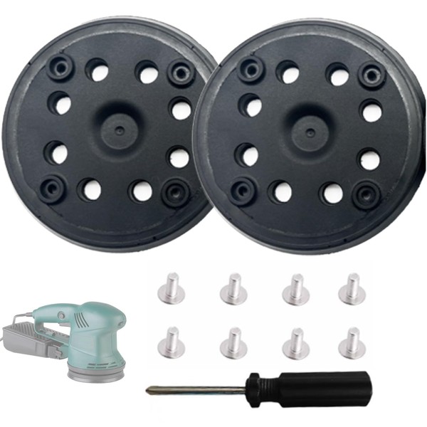 Wjelet Pack of 2 Sanding Discs 125 mm with Hook