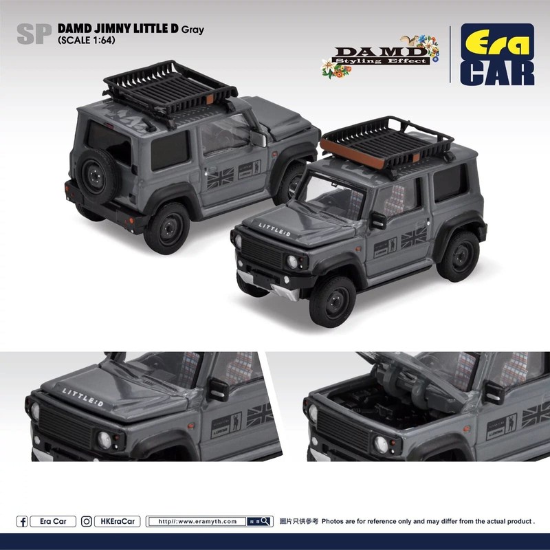 ☆ Era CAR 1/64 SP DAMD Jimny LITTLE D Gray