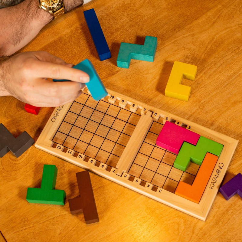 Katamino | The Original Wooden Color Shape Pattern Puzzle Game