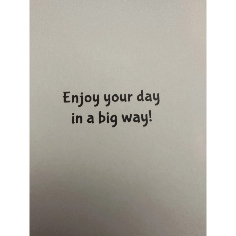 Current "Happy Birthday" - Colorful Cupcakes- approx 5" X 7"