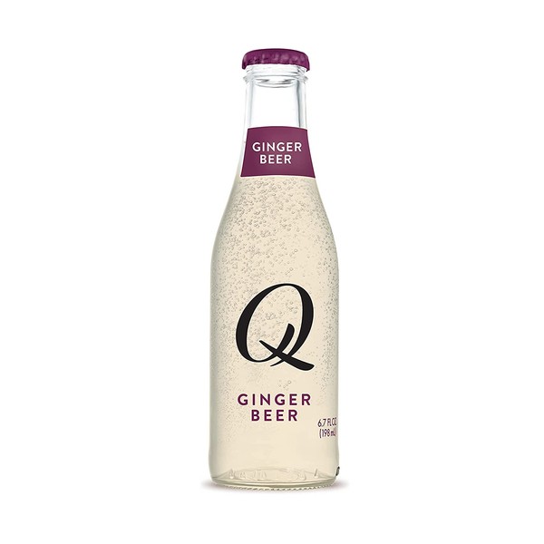 Q Mixers Premium Ginger Beer: Real Ingredients & Less Sweet , 6.7 Fl oz each, 24 Bottles
