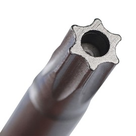 Wolfride 5-T40 Torx Screwdriver Bit, S2 Security Torx Bit, Hollow Torx Head, Hex Shaft, Torx Screw Bit, For Electric Tools, Pack of 12