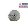 2" Single Pulley Cast Aluminum Cap Style Stationary Flagpole Pulley