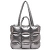 Bagtopia Puffer Tote Bag for Women, Large Quilted Puffy Handbag,