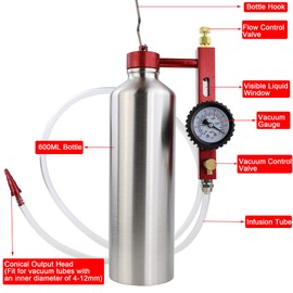 Wisepick Catalytic Clean Canister Hanging Bottle Tool for Fuel and Exhaust System 600ML