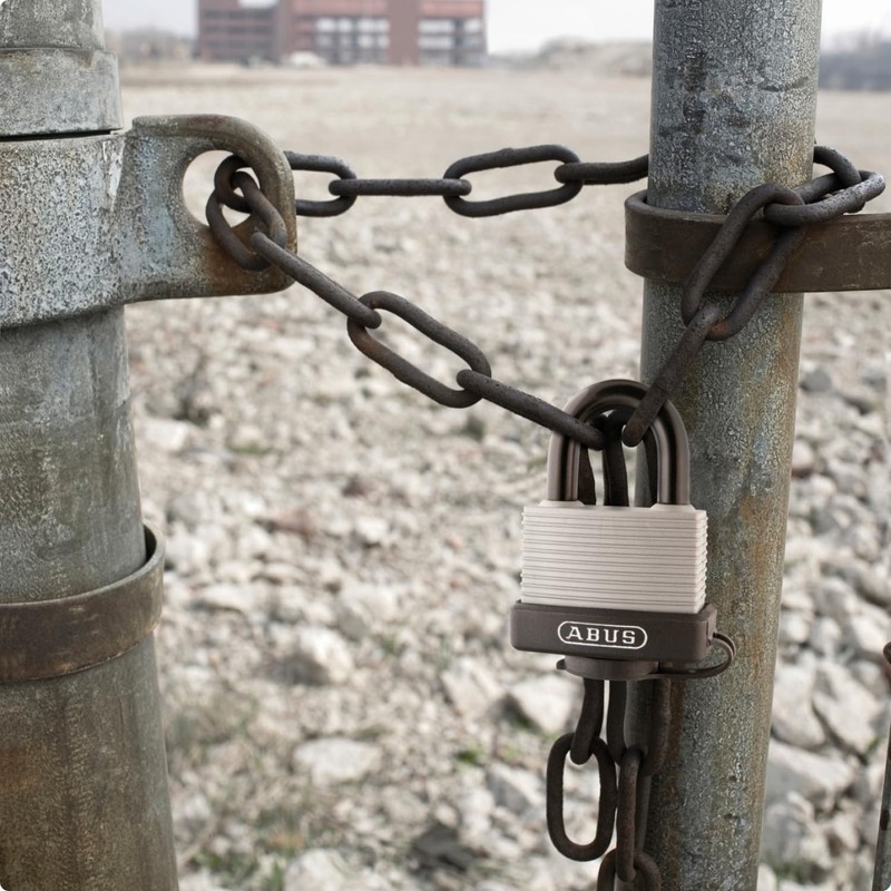 ABUS 49976 Aluminium Padlock with 6401 Alike Keyed - Silver