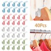 Clothes Hangers Space Saving Pack of 40 Clothes Hangers Connecting