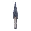 Spiral Grooved Step Drill Bit 4mm to 12mm Step 1/4in