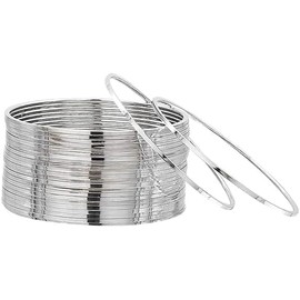 Indian Bollywood Fashion Handcrafted Metal Bangles for Women Indian Jewelry Wedding Bangles Set Plain Oxidized Bangle Set For Women Set Of 12 (2.4)