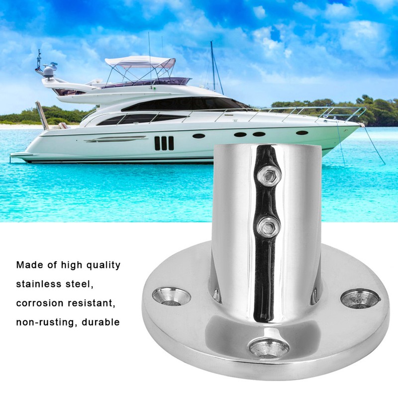 60 Degree Round Base Stainless Steel Marine Boat Hand Rail