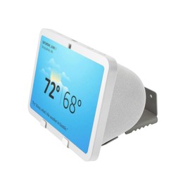 shinar Metal Wall Mount ONLY for Echo Show 8 3rd.Generation Wall Bracket Wall Stand for Echo Show 8 with Wiremanagement Black (White)