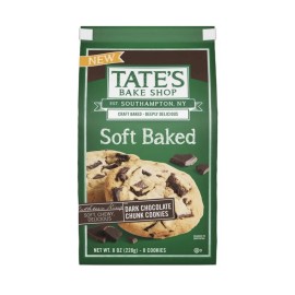 Tate's Bake Shop 🟢 New Tate's Bake Shop SOFT BAKED Craft Dark Chocolate Chunk Cookies 7oz