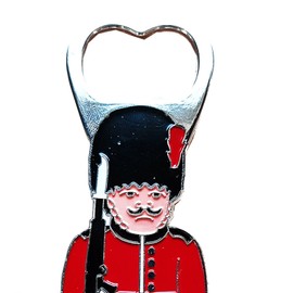 London Royal Guard Metal Bottle Opener Magnet! Garde Royal! / Königliche Wache! / Guardia Reale! / Guardia Real! Magnetic Bottle Opener! Magnétique! / Magnetisch! / Magnetico! / Magnético!