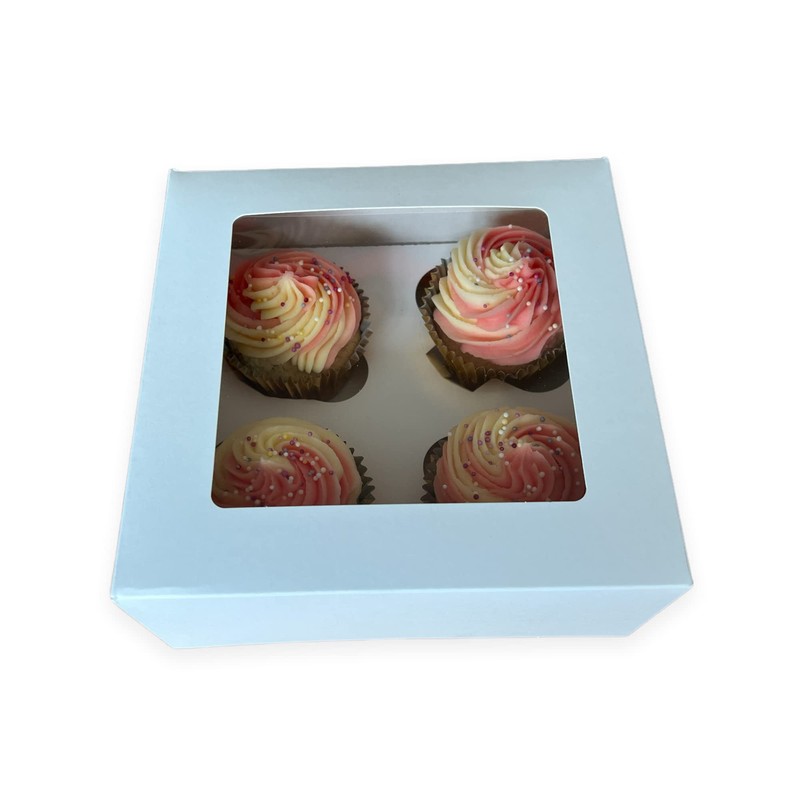Bake Pro | 10 x Premium 4 Cupcake Box |