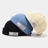 Unisex Docker Brimless Hats Beanie Skullcap Worker Sailor Cap Retro