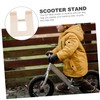 COHEALI Wooden Bike Holder Detachable Scooter Stand Support for Balanced