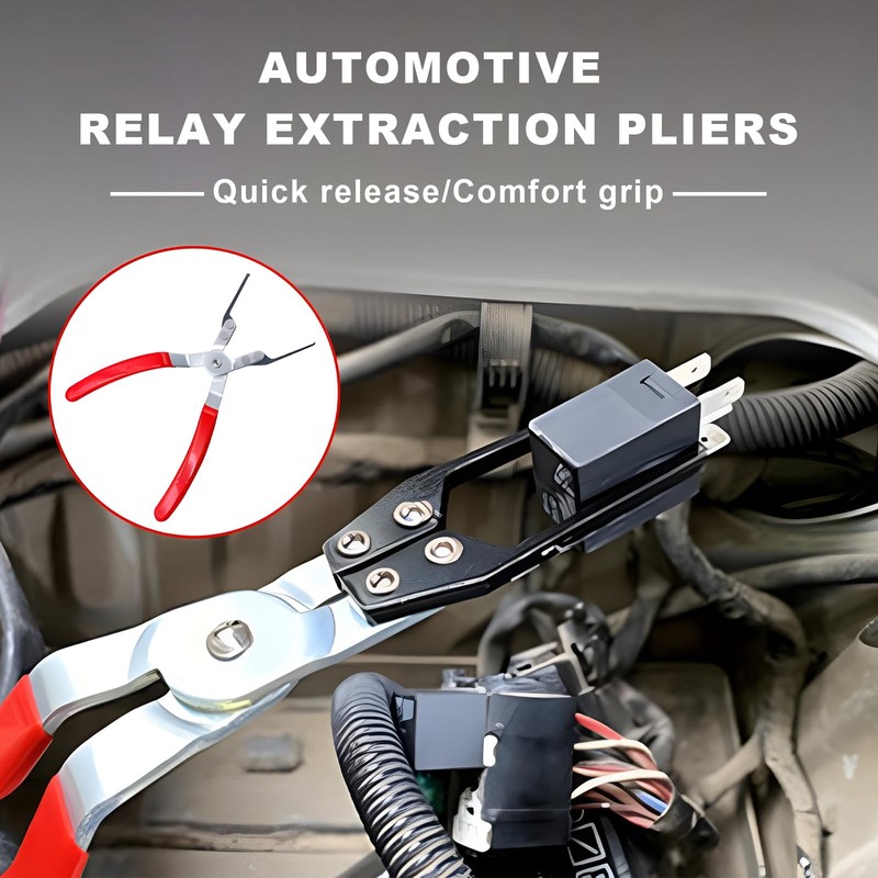 FSTURIOS 2PCS Relay and Fuse Removal Tool, Relay Puller Pliers