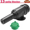 ETUKER Trailer Plug – 12 V – 13 Pin –