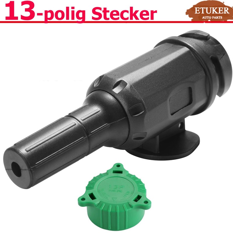 ETUKER Trailer Plug – 12 V – 13 Pin –