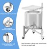 Universal 15-27" Fire Pit Stand, Stainless Steel Firepit Stand for