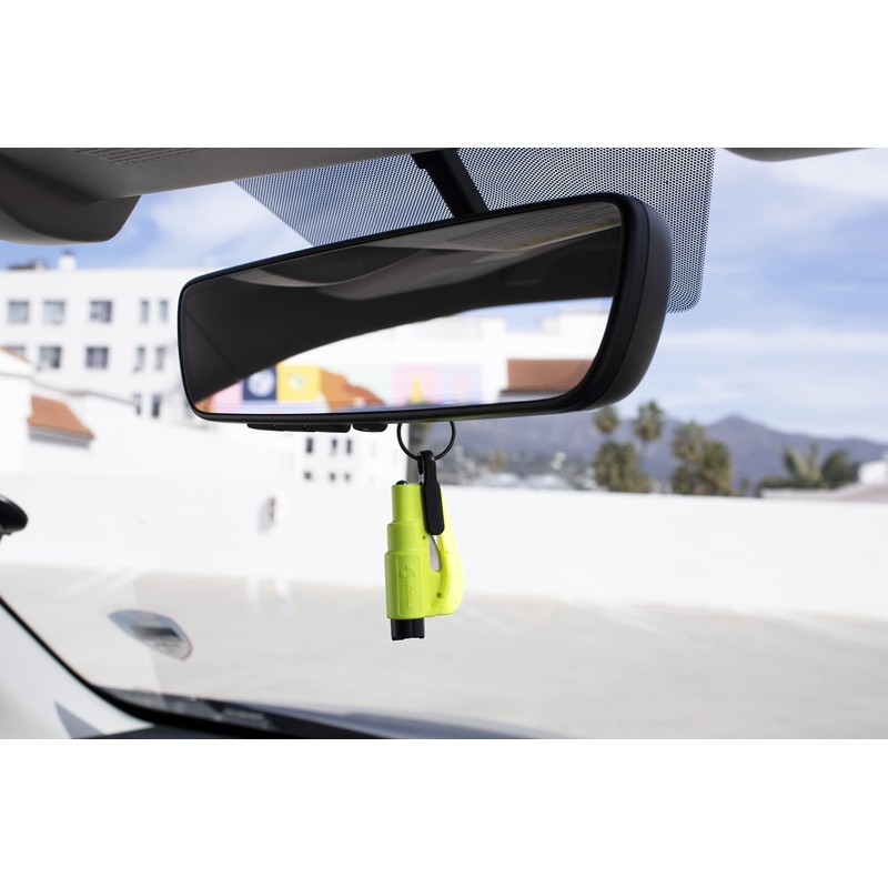 Resqme GBO-RQMTWIN-YELLOW Car Escape Tool, Yellow, 2 Resqme