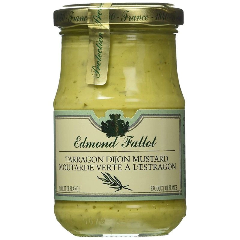 Edmond Fallot Tarragon Dijon Mustard 7.4 Ounce (Pack of 4)
