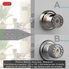 iulock Smart Door Knob with Keypad and Key,Keyless Entry Door