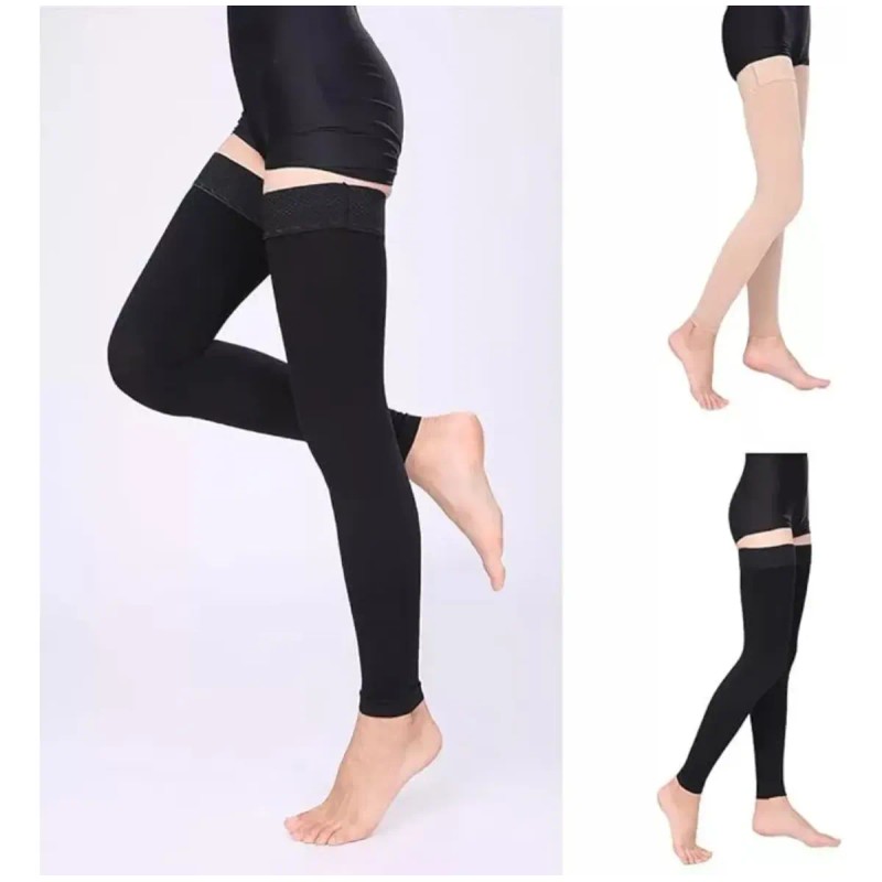 2 Pares Medias Médicas Compresión Piernas Muslos, 23-32 M