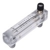 Liquid Flowmeter Panel Type Acrylic Transparent Adjustable Fluid Flow Meter
