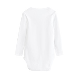 NEXT 10 Pack Long Sleeve Bodysuits, White