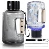 Hydrogen Water Bottle With Portable Foldable Straw, 57OZ/1.5L Large Portable