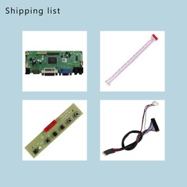 VSDISPLAY LCD Controller Board for B156HW01 LP156WF1 N156HGE-L11 17.3 Inch LP173WF1-TL N173HGE-L11 B173HW01 1920x1080 LED 40Pin LVDS LCD Screen