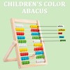 Exbrith Abacus Calculator Stand for Kids, 1st Class Ruler Slider