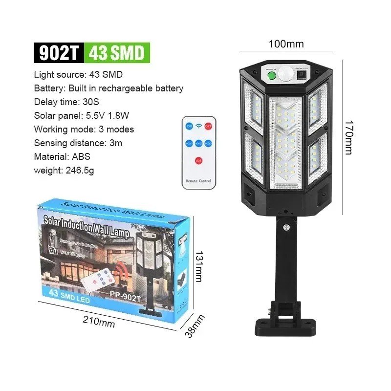 Solar Motion Sensor Light for Outdoor Home Lighting – IP65