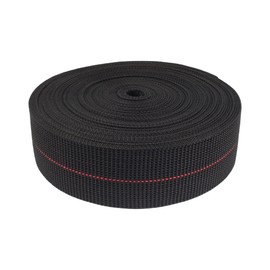 BambooMN Brand - Cintas de látex de dos pulgadas para reparación de sillas, rollo de 40 pies, incluye cuchara de especias de bambú y esparcidor de bambú