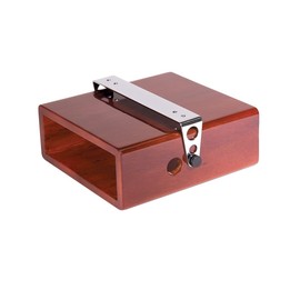 United Pacific 88063 7 1/2" x 2 3/8" Wood C.B. Case - Side Output