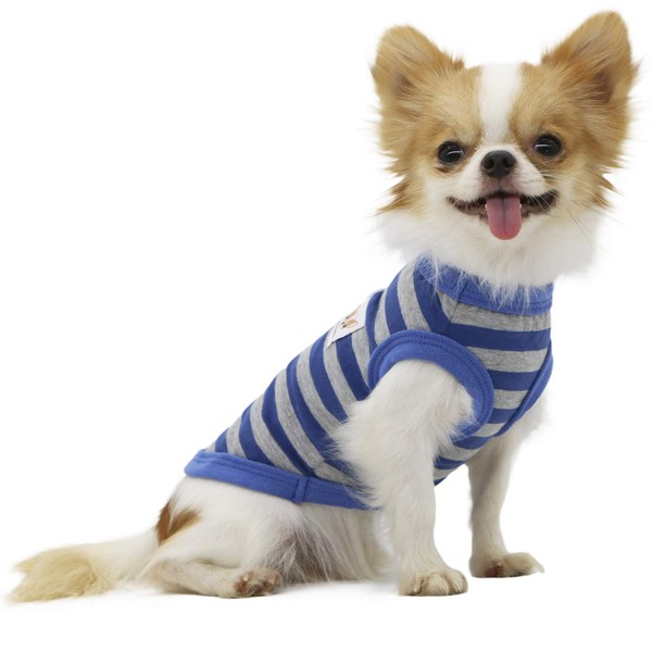 LOPHIPETS 100% Cotton Striped Dog Shirts for Small Dogs Chihuahua