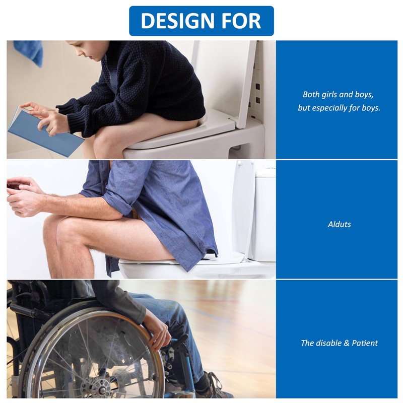 Universal Urine Deflector for Toilet Seat,Toilet Splash Guard Prevents Kids